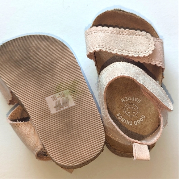 H&M Baby Toddler Girl Sandals Shoes. Size: 4-5 - Picture 4 of 6
